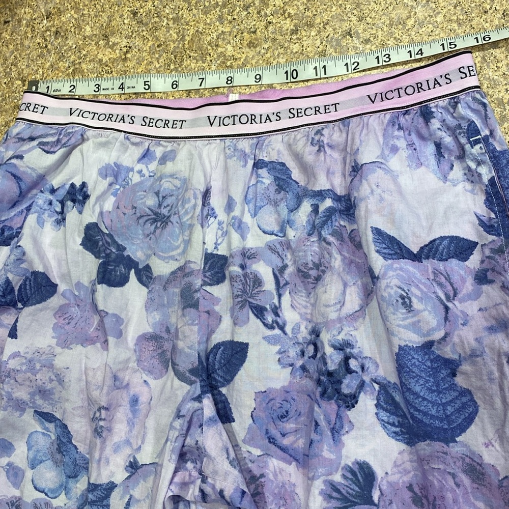 Victoria’s Secret Pajama Bottoms Pants Floral Lightweight Large - Picture 6 of 17